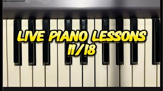 Piano Lessons Live 🎹 [upl. by Tamma]