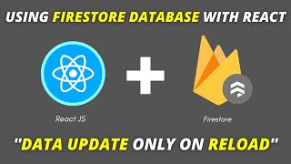 How To Use Firebase  Firestore Database For Single Time Update With React JS  onSnapshot amp get [upl. by Carmela]