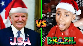 Jingle Bells USA vs BRAZIL [upl. by Tivad552]