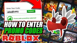 How To Enter Promo Codes in Roblox [upl. by Sallee]