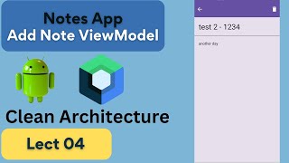 04 AddNote ViewModel  Notes App  Jetpack Compose  MVVM  Clean Architecture  Android [upl. by Eignav440]