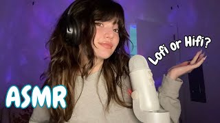 ASMR  Lofi Vs Hifi Fast and Aggressive Mouth Sounds Hand Sounds  Movements Tapping [upl. by Rooney982]