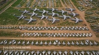 DavisMonthan Air Force Base Aircraft Boneyard Tucson Arizona 2024 [upl. by Chilton]