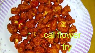 Califlower fry recipe in Tamilcaliflower 65 in Tamil [upl. by Oelc]