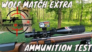 CZ 457 MTR LILJA BARREL WOLF MATCH EXTRA ACCURACY TEST [upl. by Kciregor]