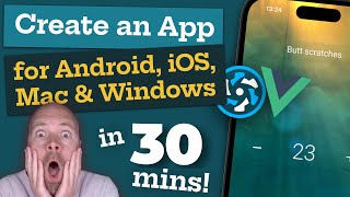 Create an App for Android iOS Mac amp Windows in 30 MINUTES Vue 3 amp Quasar 2 [upl. by Franni928]