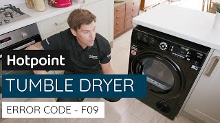 Tumble Dryer Error code F09  by Hotpoint [upl. by Ettegdirb]