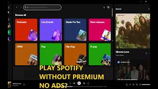 SPOTIFY MUSIC WITHOUT PREMIUM FOR PC  NO ADS [upl. by Siegler]