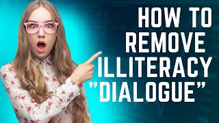 Illiteracy Problem Dialogue in EnglishHow to Remove IlliteracyLetter andEmailDialogue WritingSSC [upl. by Niar73]