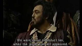 Luciano Pavarotti  Duca duca Possente amor  Live 1981 [upl. by Nytsirc]