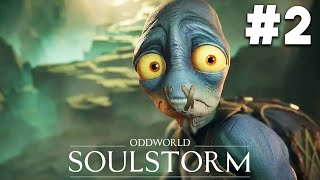 ODDWORLD SOULSTORM PS5 Gameplay Walkthrough Part 2  THE BLIMP Level 3 [upl. by Kermie108]