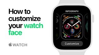 Apple Watch Series 4 — How to customize your watch face — Apple [upl. by Bois]