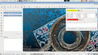 CloudCompare how to georeference a point cloud using a Cartesian coordinate system [upl. by Fanestil]