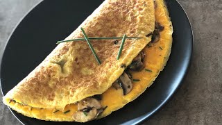 Omelette aux Champignons Facile [upl. by Anayaran992]