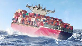 A Day in Life of a Container Ship in Middle of the Ocean [upl. by Mutz]