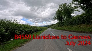 B4569 Llanidloes to Caersws [upl. by Lydia]