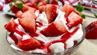 Como preparar 🍓🍓 FRESAS con CREMA CHANTILLY 🍓🍓 [upl. by Gentille]