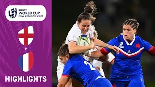 RWC2021 Match Highlights France v England [upl. by Grae]