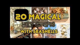 20 Magical DIY Crafts With Seashells [upl. by Sussi]