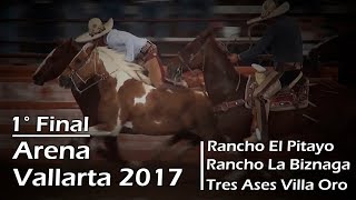 Charreada Completa  1 Gran Final  Arena Vallarta 2017 [upl. by Yarvis]