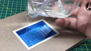 COMO HACER AGUA PARA MAQUETAS PROFESIONALES [upl. by Ulrica]