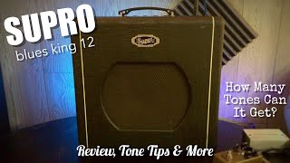 Supro Blues King 12 Review Tone Tips amp More [upl. by Trebor]