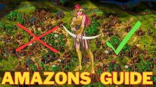 The Settlers 3  Amazons Basic Guide [upl. by Ennayr]