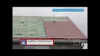 Metal Roof Installation [upl. by Esilenna]