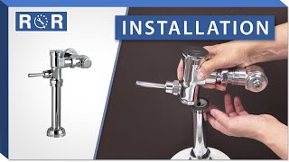 American Standard Manual Flushometer  Installation  Repair and Replace [upl. by Kress]