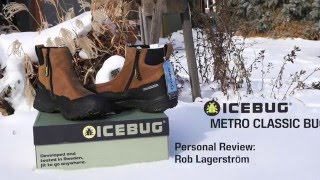 Icebug Metro BUGRip Men boot review Best [upl. by Neelya]