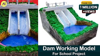 How to make dam working model for school Project [upl. by Eeleimaj]