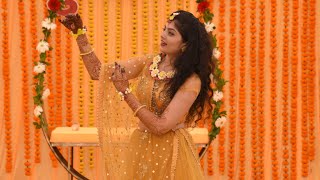 2021 Best Wedding dance of Bride Bride Haldi Dance  Bride Dance  Haldi Ceremony [upl. by Wedurn]