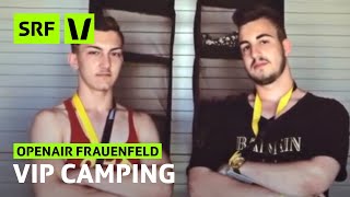 Openair Frauenfeld VIP Camping für 1700 Franken  Festivalsommer 2016  SRF Virus [upl. by Ycul801]