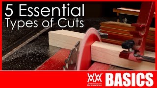 5 Woodworking Cuts You Need to Know How to Make  WOODWORKING BASICS [upl. by Sankaran]