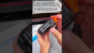 T11X solarpowerbank External Battery Super Bright Flashlight Panel Powerbank phone charger portable [upl. by Elrak]