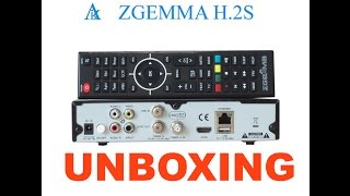 Unboxing Zgemma Star H2S  SATHD x2  Enigma2  1080p [upl. by Coraline428]