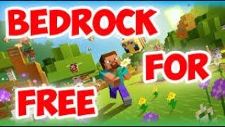 how to download minecraft bedrock edition for laptop and computer free 100 [upl. by Acimad]