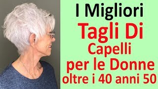 TAGLI Di CAPELLI Corti 2020 Per le DONNE anziane 40 50 60 PLUS [upl. by Russi]