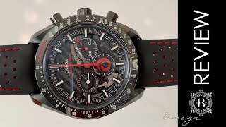 Omega Speedmaster Moonwatch Chronograph Dark Side Of The Moon Alinghi Team 31192443001002 [upl. by Granlund]