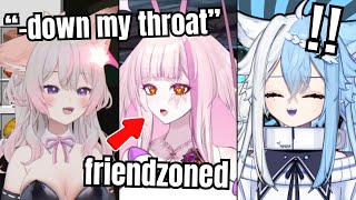 Vtuber getting FRIENDZONED by her chat LMAO  Aquwa Reacts to Your Vtuber Clips [upl. by Chladek]