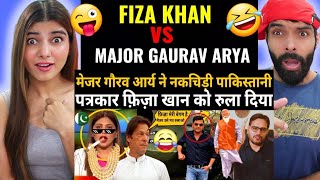 Fiza khan ko Major Gaurav Arya ne rula diya 😃  Major Gaurav Arya vs fiza Khan [upl. by Terencio]