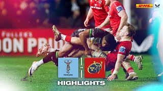 Highlights Harlequins v Munster [upl. by Ecyned404]