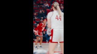 Husker 3s vs Wisconsin  Nebraska Womens Basketball [upl. by Avan]