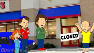 Caillou misbehaves at Chuck E Cheeses [upl. by Ylenaj241]