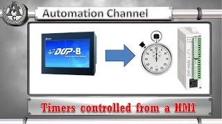 How to monitor and configure a Timers from a HMI [upl. by Henden]