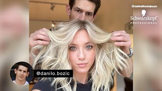 Blonding Tutorial Perfect Balayage Base with danilobozic [upl. by Pagas]