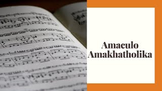 Zulu Catholic Hymns Part I  Amaculo eBandla eliKhatholika eculwa izinsizwa ezifundela ubuPriste [upl. by Ayahc]