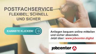 jobcenterdigital Postfachservice [upl. by Buffy]