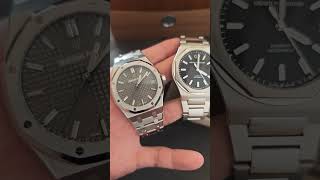 Audemars piguet 15500st 41mm VS Girard perregaux laureato 42mm  high end luxury sports steel watch [upl. by Utley812]