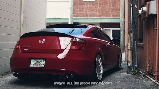 2009 Honda Accord V6 Coupe quotStraight Pipequot Fly By InCabin Idle Downshifts and Windows Down [upl. by Tades323]